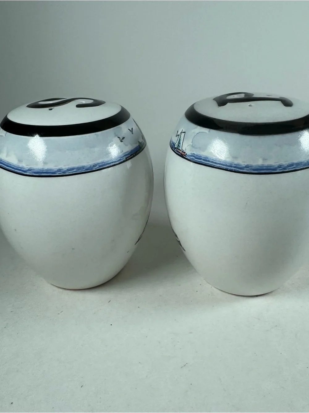 Totally Today Coastal Lighthouse Nautical Salt Pepper Shakers 4